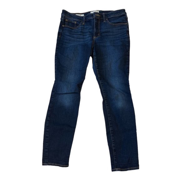 UNIVERSAL THREAD Mid Rise Skinny Jeans Sz 10/30R Whiskers Crease Lines - Picture 4 of 14